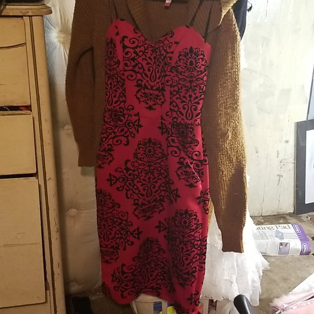 Red dress